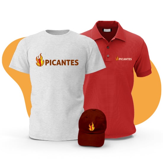 Make a logo for uniforms, shirts and embroidered polos