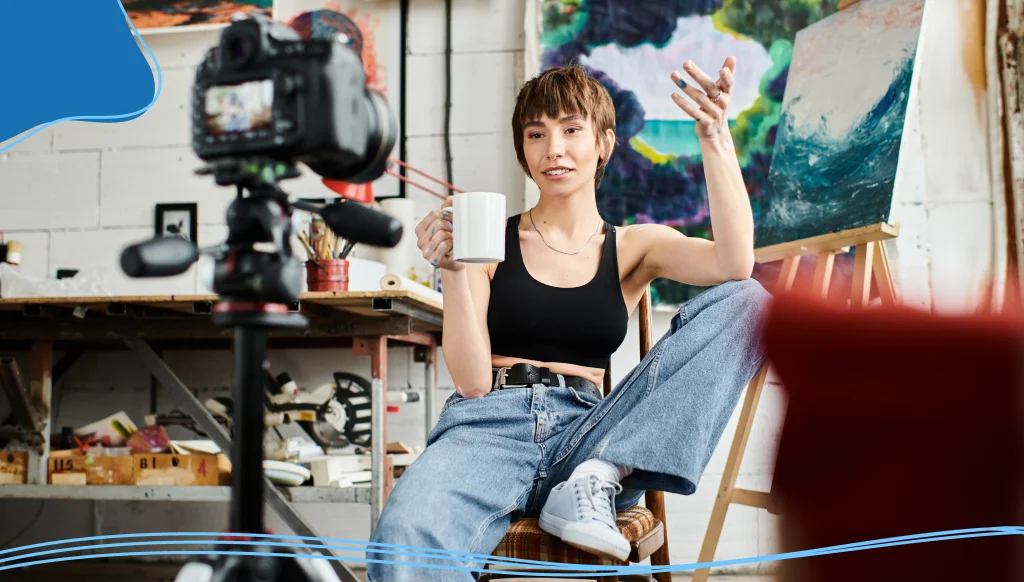 A Woman and a Painting